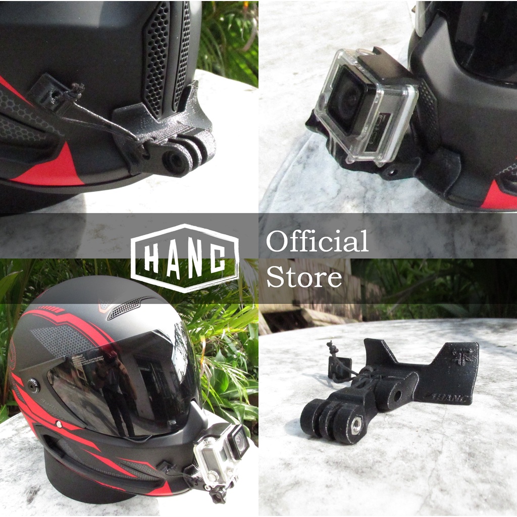 Ruroc Atlas Chinmount Chin mount for Gopro action camera by HANC