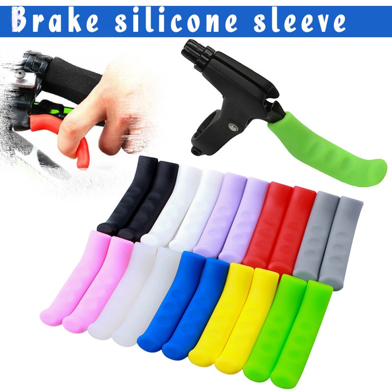 Paire De Poignées De Frein Et Grips Pour Vélo – Universel VTT BMX – Multicolore