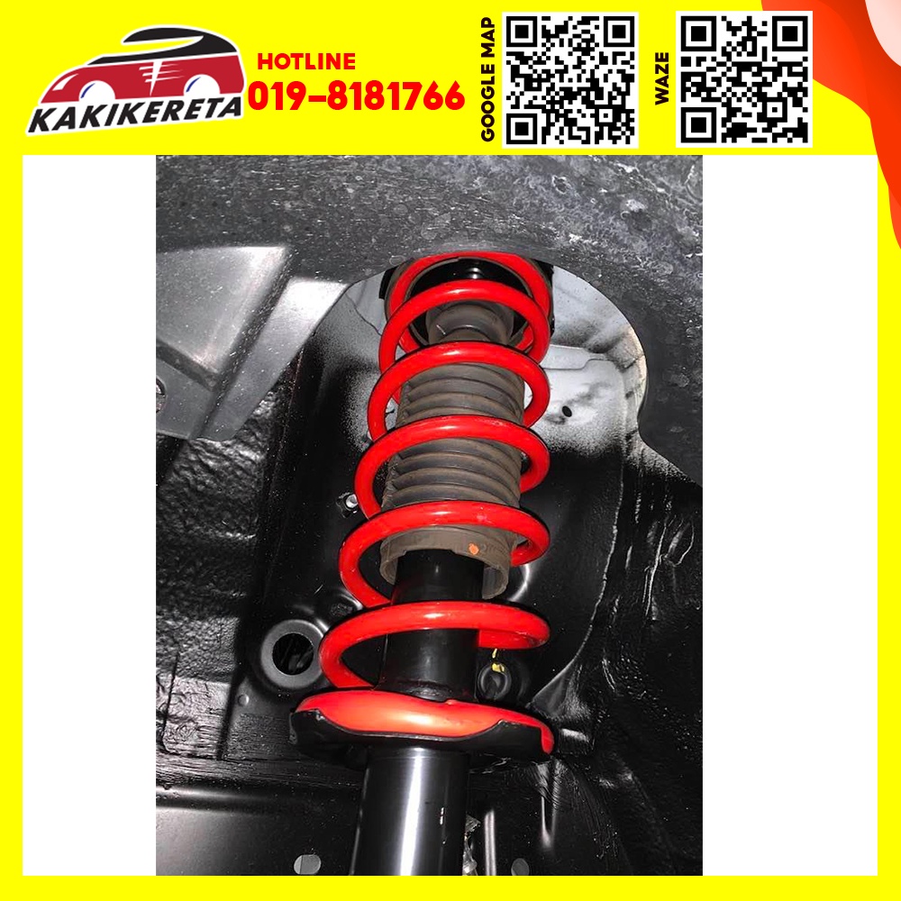 Best PERODUA AXIA GAB SP SPRING COOL SPORT LOWERED SPRING | Shopee ...
