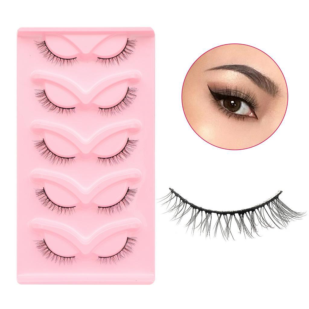 5 Pairs Milai-YJ-CD63 Eyelashes 14mm 3D C-Curl Lashes Natural Fluffy ...