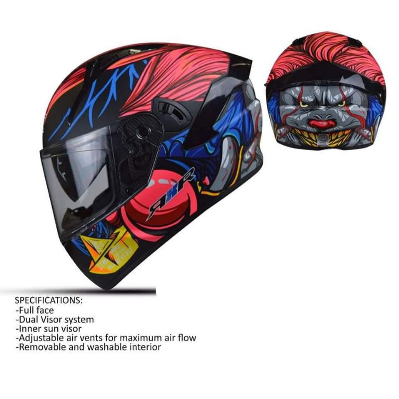 Pennywise motorcycle hot sale helmet