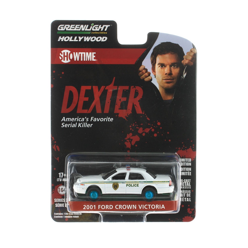 Greenlight CHASE Dexter 2001 Ford Crown Victoria Police Interceptor ...