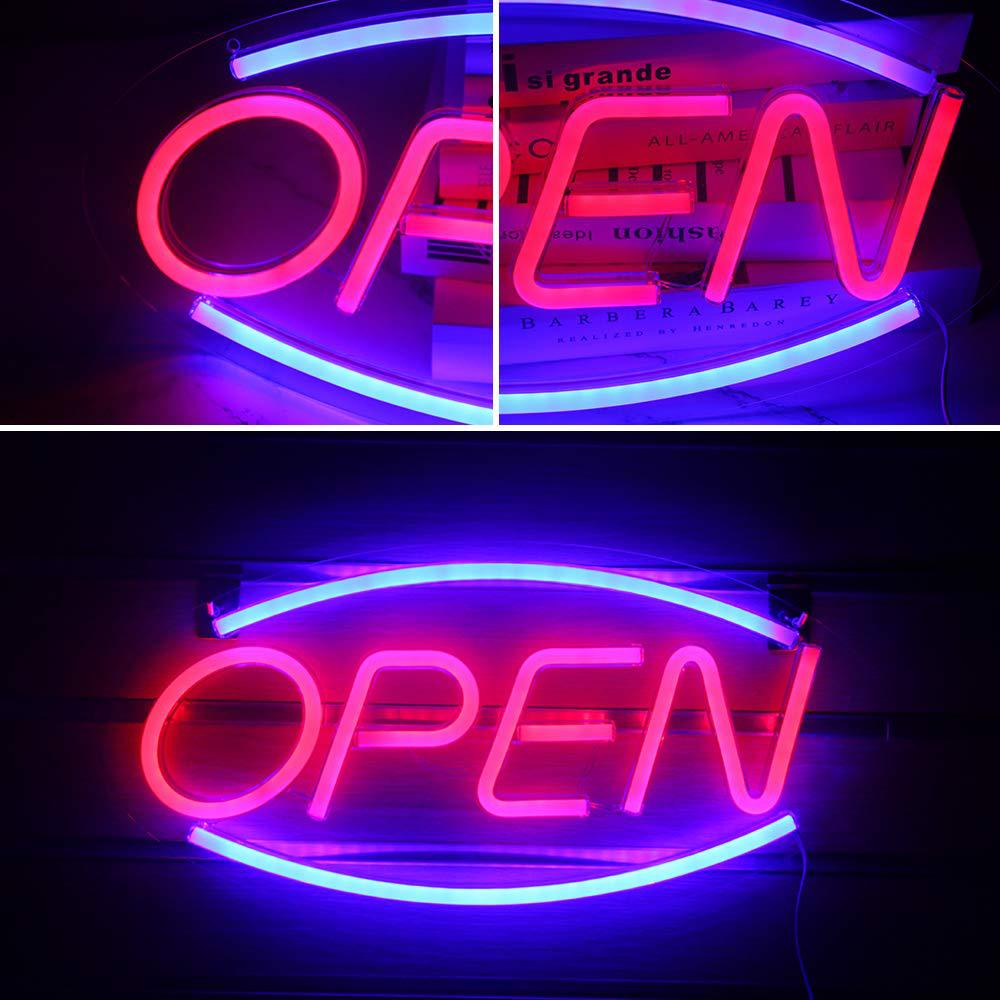 OPEN GoodVibes Neon Sign LED Light Bar Party Christmas Visual Artwork ...