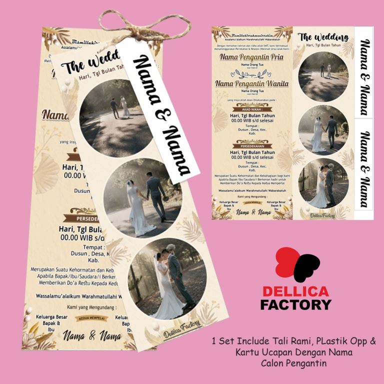 Viral Handtag Invitation | Hemp Rope Hangtag | Rustic | 3 Ply 2022 ...