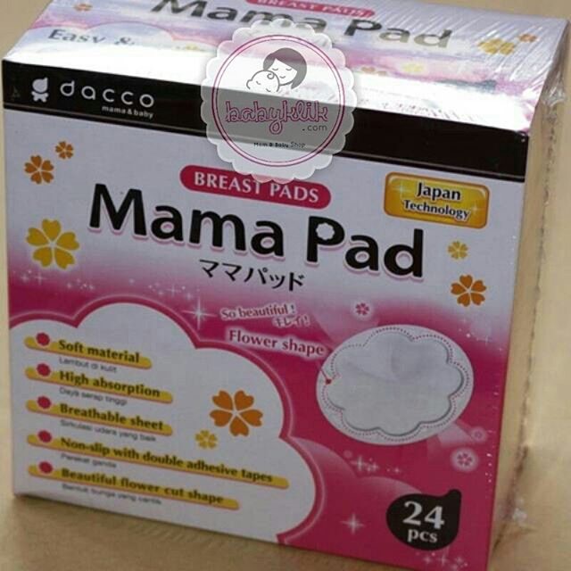 MAMA PAD DISPOSABLE BREAST PADS BREAST MILK ABSORBER MAMAPAD FLOWER ...