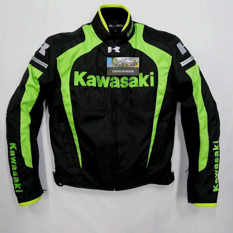 Homeharmony Kawasaki Race Jacket Winter Car Race Clothing Motorcycle Clothing Warm Removable Shopee Philippines