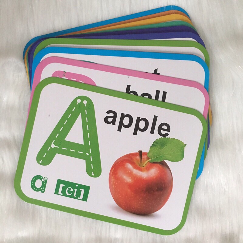 Mega Educational Material Alphabet Flash Card, ABC Shopee Philippines