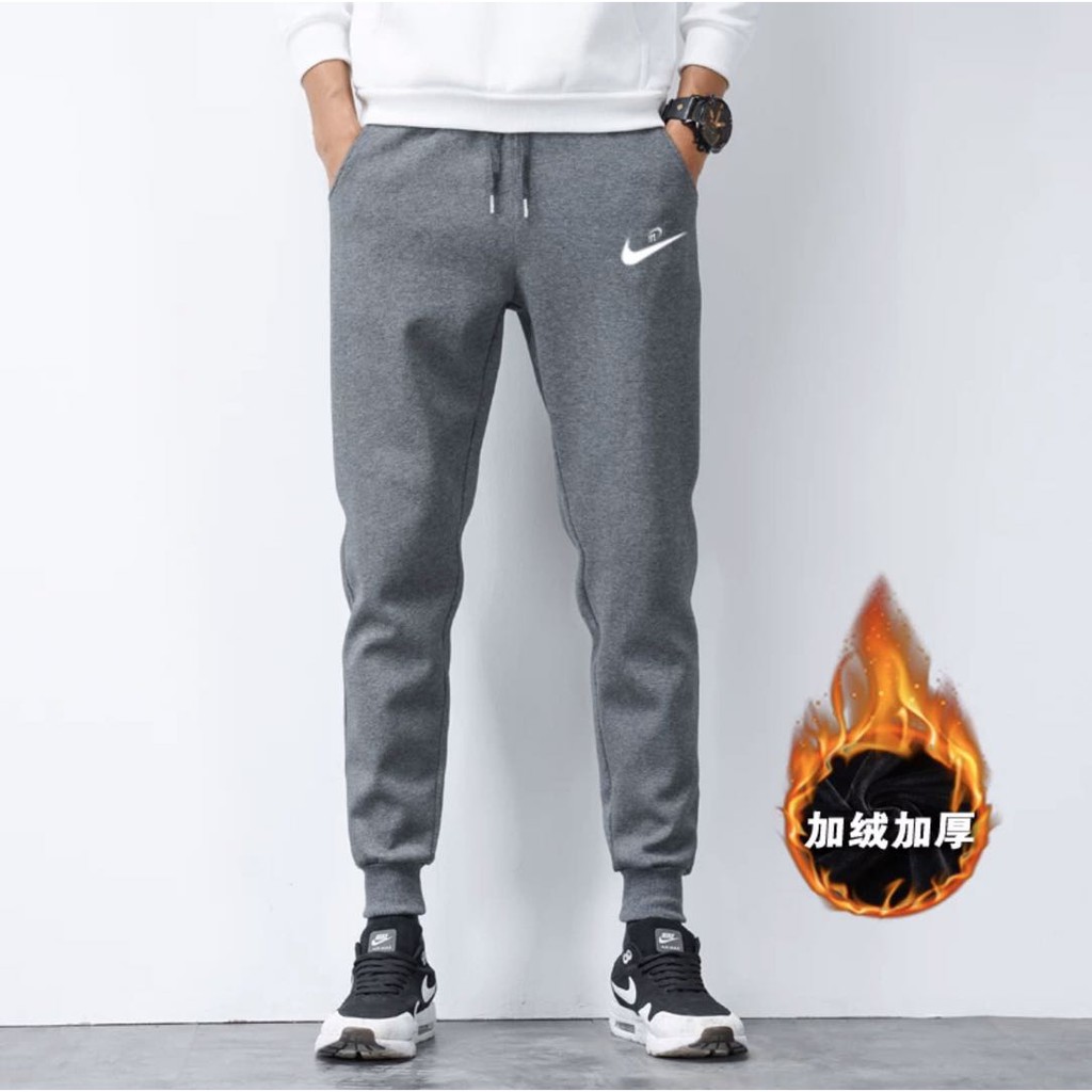 B 03 Nike Fashion Cotton Jagger pants Makapal For Men Women Shopee Philippines