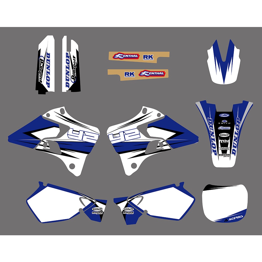 Graphics Decal Sticker Kits for Yamaha YZ125 YZ250 YZ 125 250 1996 1997