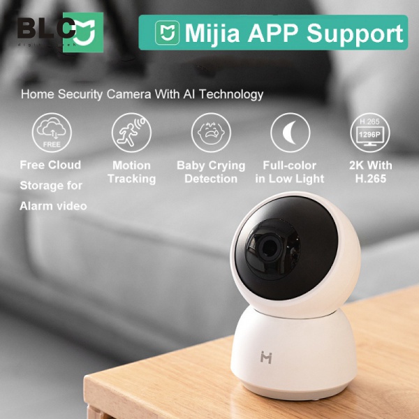 Camera CCTV 2K 1296P 1080P HD 360 Angle WiFi Night Vision Webcam Video ...