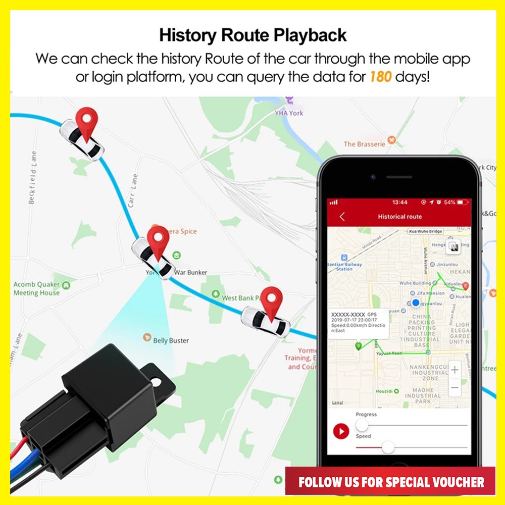 Latest Version C13 Relay GPS Tracker Remote Control Antitheft GSM Locator Antitheft Monitoring