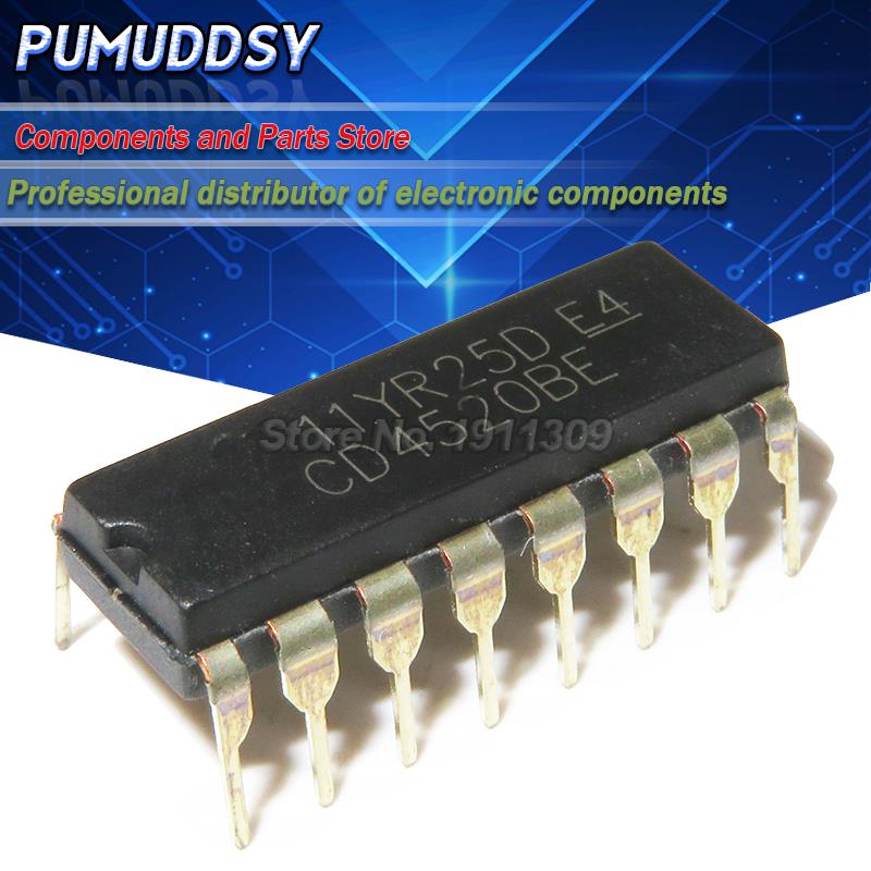 10PCS CD4520 CD4520BE DIP-16 dual 4-bit binary counter | Shopee Philippines