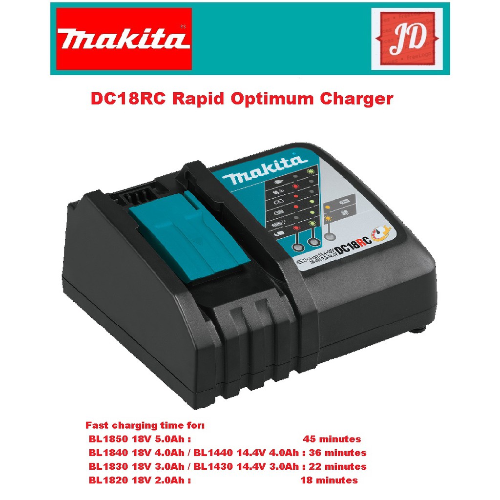 ORIGINAL Makita DC18RC Rapid Optimum Battery Charger 18V LXT DC18RC Shopee Philippines