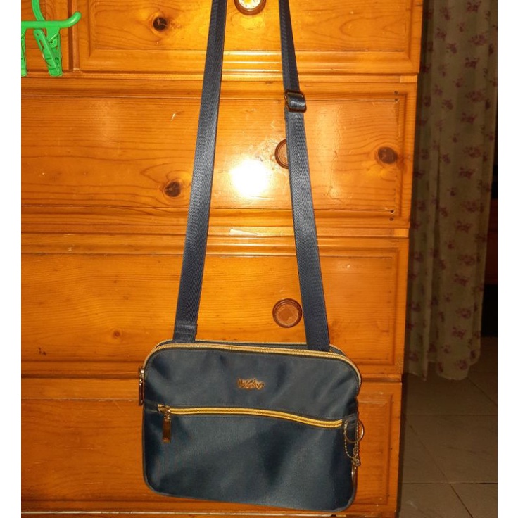 Mossimo sling bag navy blue Shopee Philippines