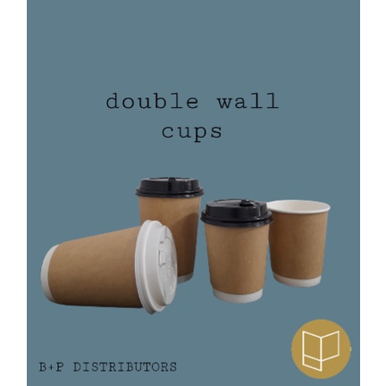 Double Wall Kraft Paper cup Coffee cups 8oz 12oz 25pcs per pack ...