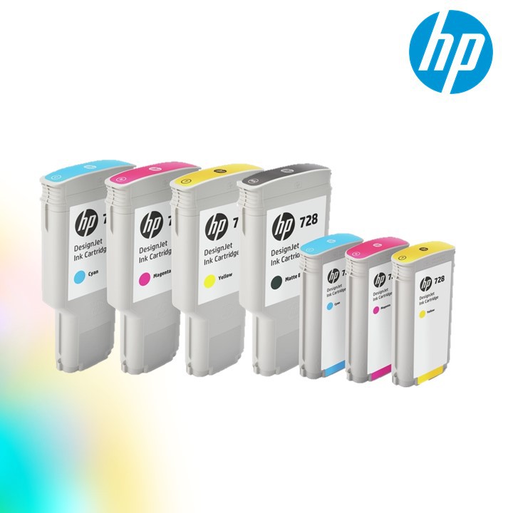 HP 728 Ink Cartridge 300mL/130mL (for HP Designjet T730/T830) Shopee
