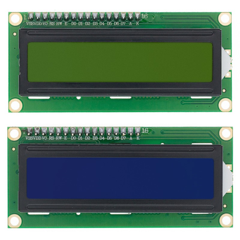 Lcd1602 1602 Lcd Module Blue Yellow Green Screen 16x2 Character Lcd Display Pcf8574t Pcf8574 3030