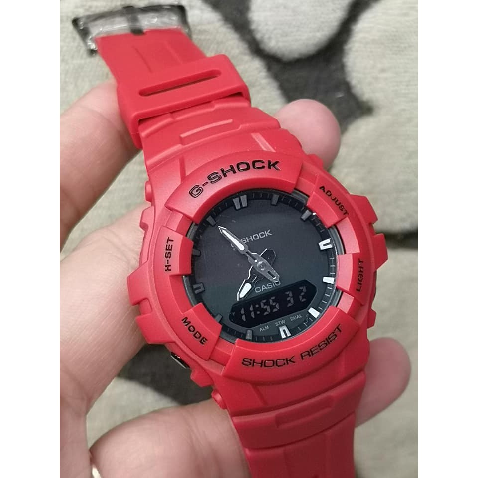 CASIO GSHOCK OEM G100BB RED AUTOLIGHT JAPAN