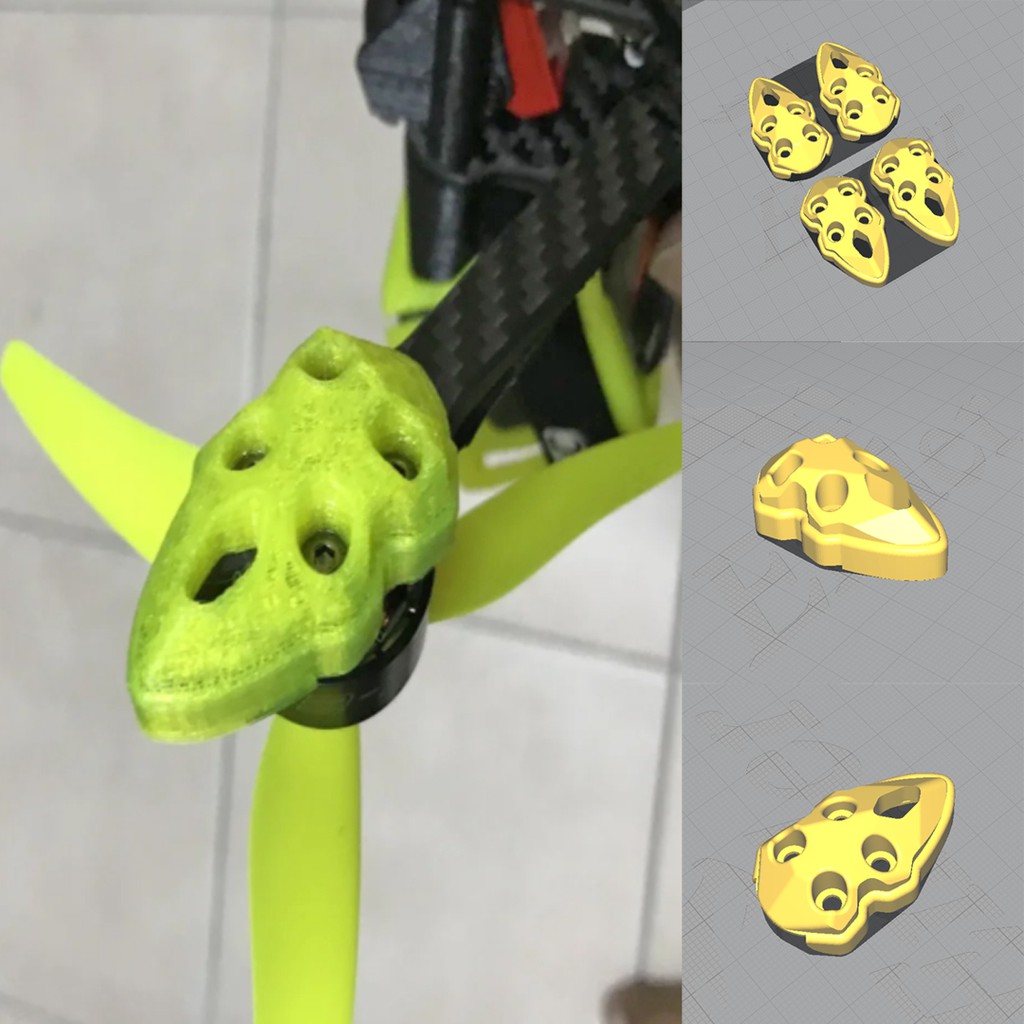 GEPRC Mark4 Arm Guard Protector Skid FPV Drone 3D Print | Shopee ...