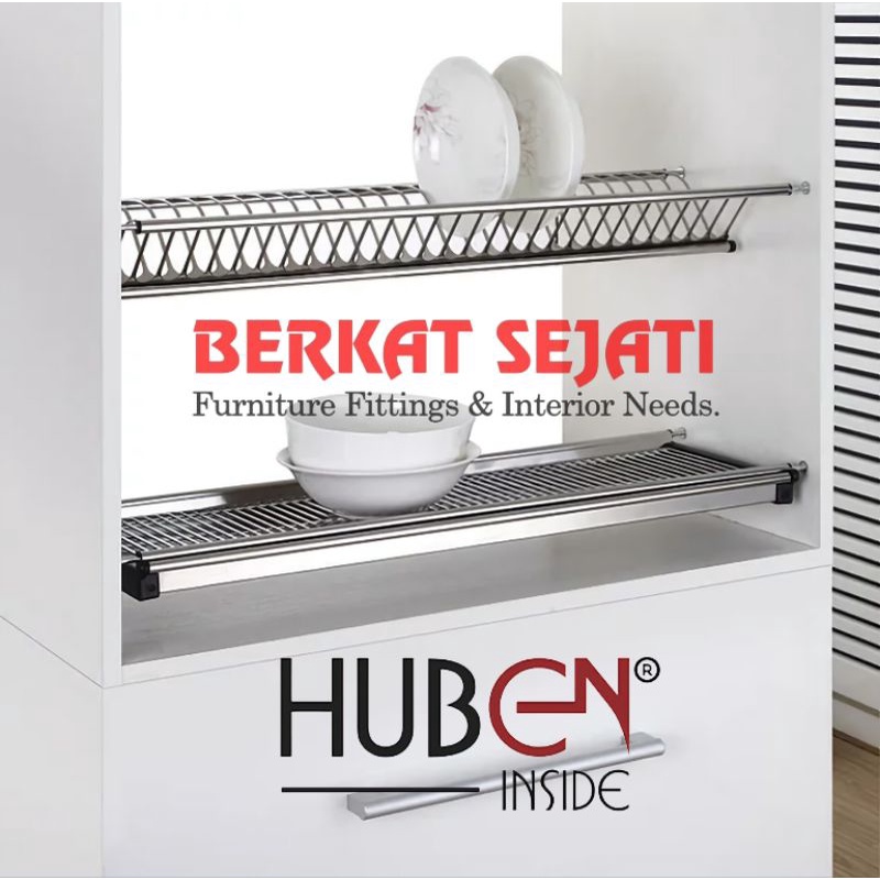 100cm Stainless Steel Dish Rack SUS 304 Kitchen Set Kitchen Cabinet ...