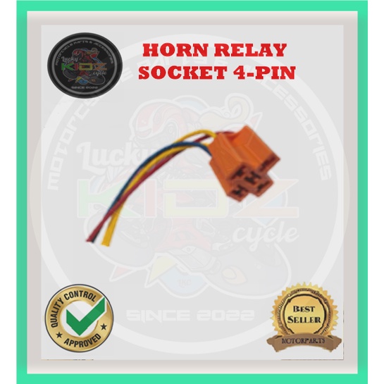 HORN RELAY SOCKET FOR MOTORCYE UNIVERSAL (4 PIN ) Shopee Philippines