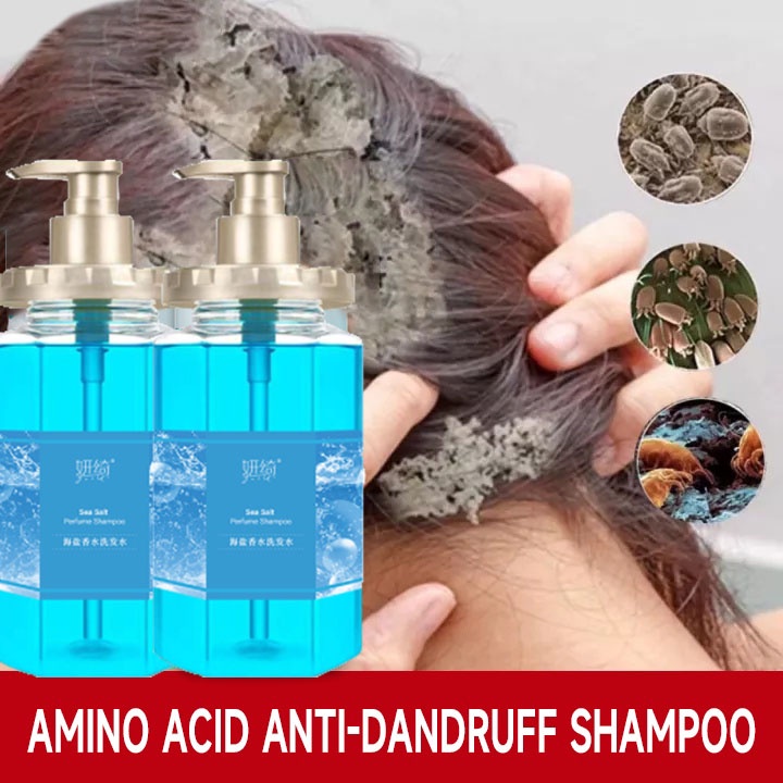 Sea Salt Shampoo anti dandruff Oil Control Treat itchy scalp Lasting