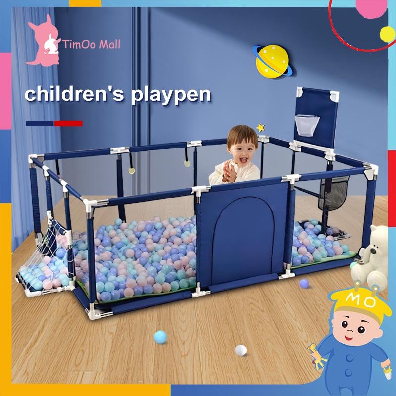 【warranty】Baby Kids Safety Playpen Play fence Rectangle Square Kids ...