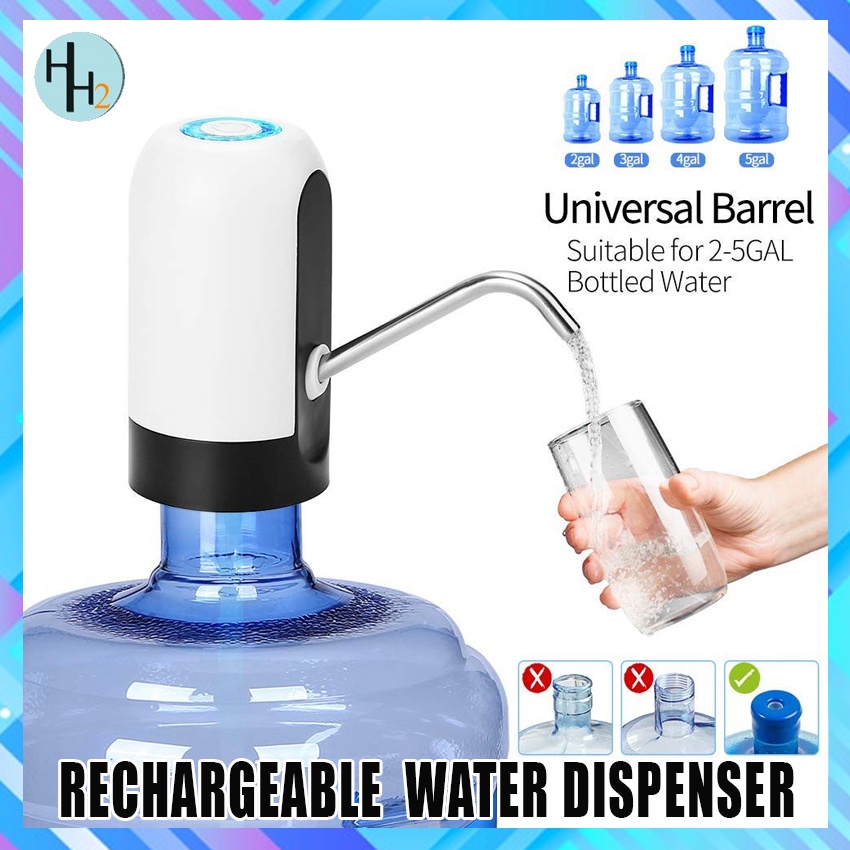 USB Rechargeable Electric Dispenser Bottle Water Pump Automatic