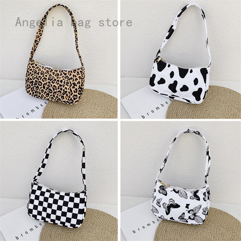 cute bag store Baguette Bag Leopard Cows Zebra Butterfly Print