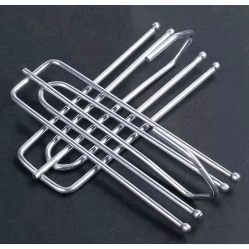 Stainless Steel Four Claw Pinch Plitts Curtain Hook Curtain Pin 1pc ...