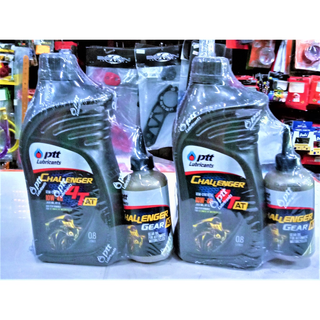 Motorcycle Engine Oil For Scooter With Gear Oil Ptt Challenger Original