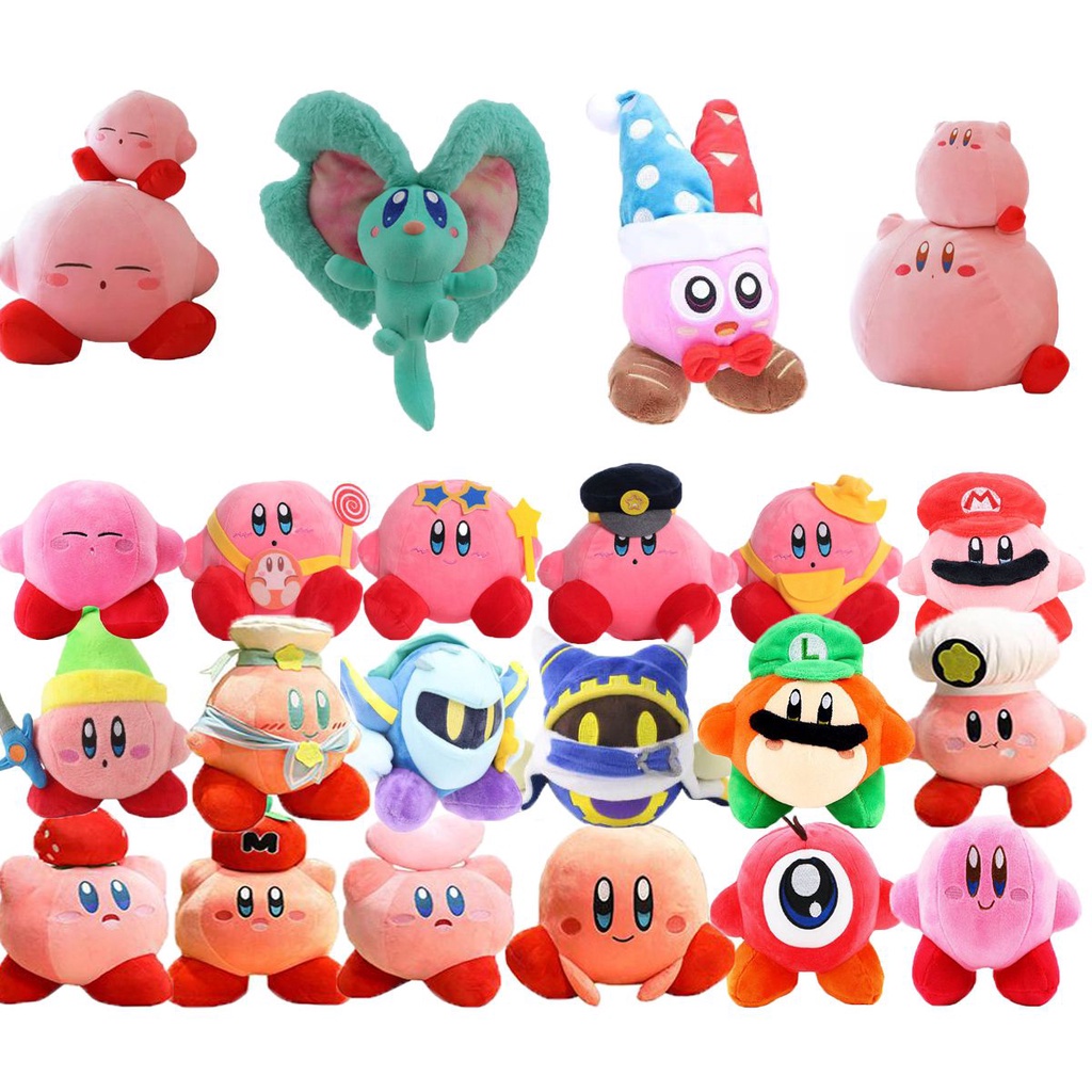 New Kirby Plush Anime Kawaii Cute Star Stuffed Peluche Quality Cartoon