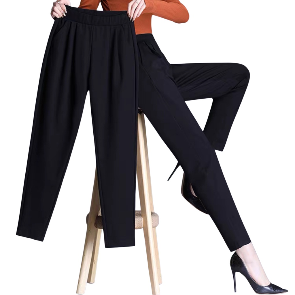High Waist Trouser Black Pants fits 28-31 For Women, WILLING PH