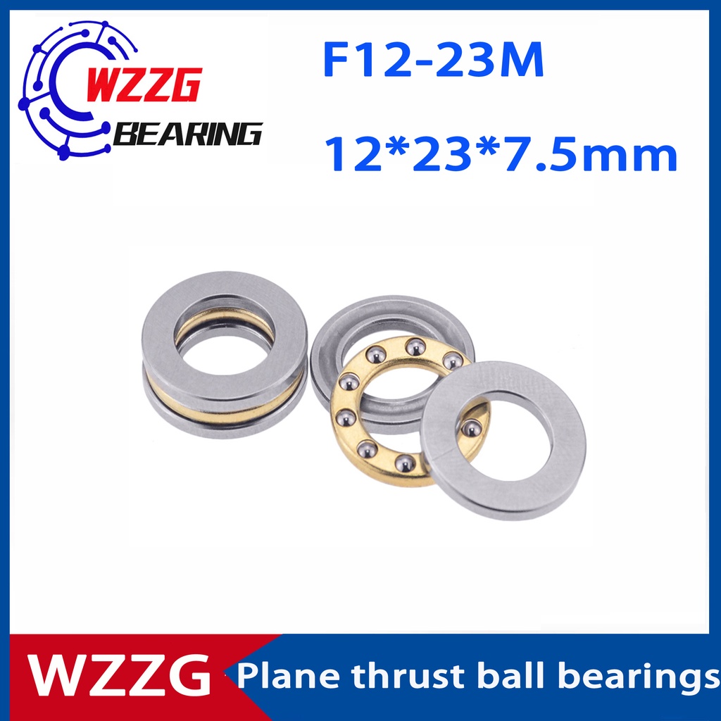 WZZG F1223M(10pcs/lot) Mini 3in1 Plane Axial Ball Bearings 12*23*7.5