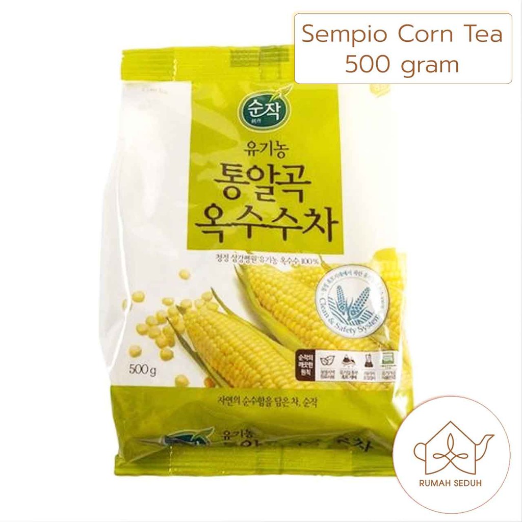 500gr sempio roasted corn tea oksusu cha korean corn tea shopee