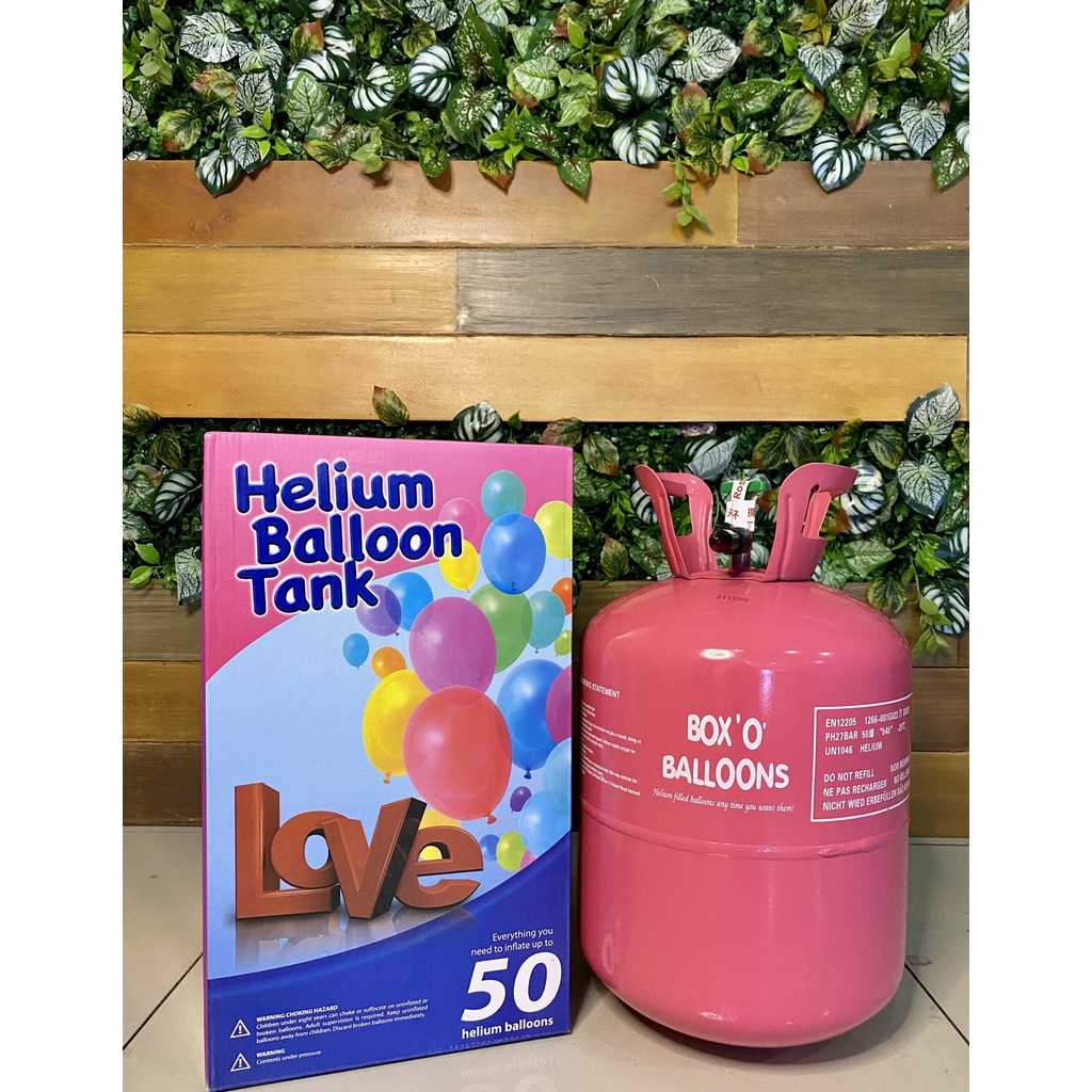 Helium Gas 13L/50 balloons (Disposable tank) | Shopee Philippines