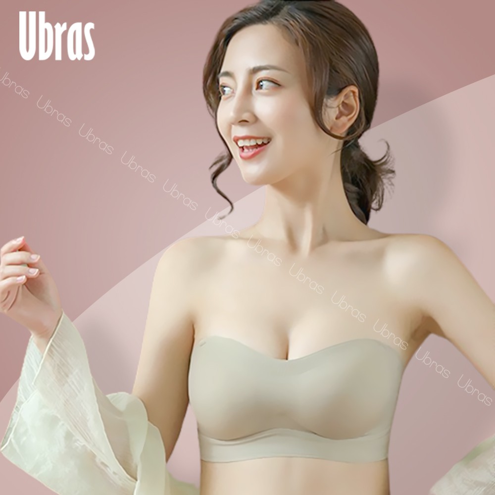 Ubras] Women Lingerie Seamless Invisible Brassiere Strapless Push Up Bra#UWNY005