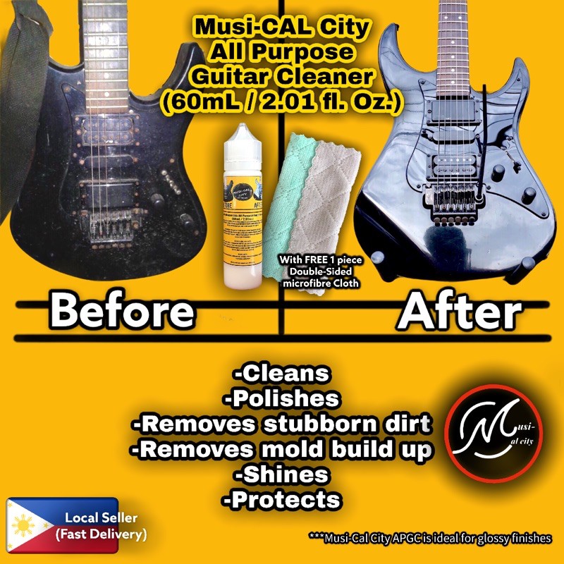 Lemon oil or guitar fretboard guitar maintenance (15mL) guitar cleaning  kit, MICRO POCKET SIZE