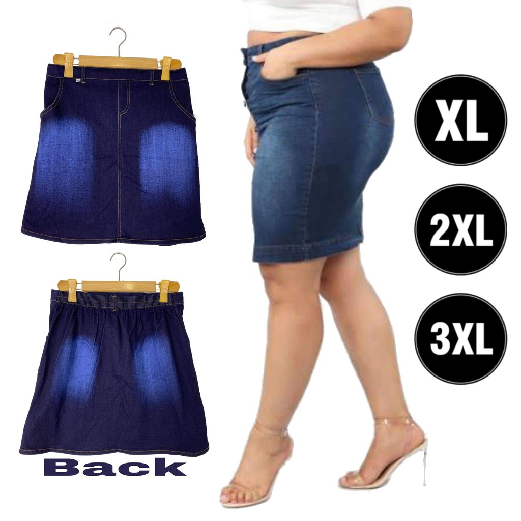 Plus size clearance denim skirt philippines