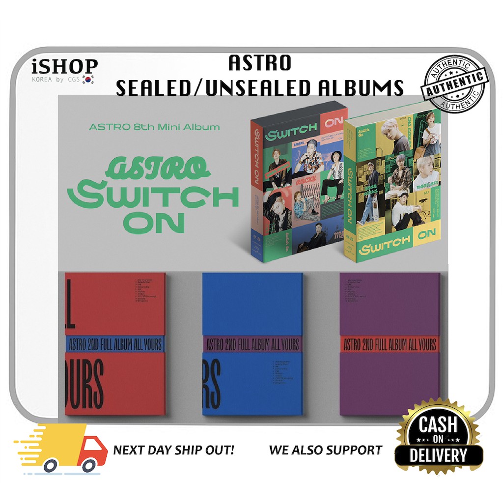 ASTRO All Yours Album FULL selling SET (SEALED)