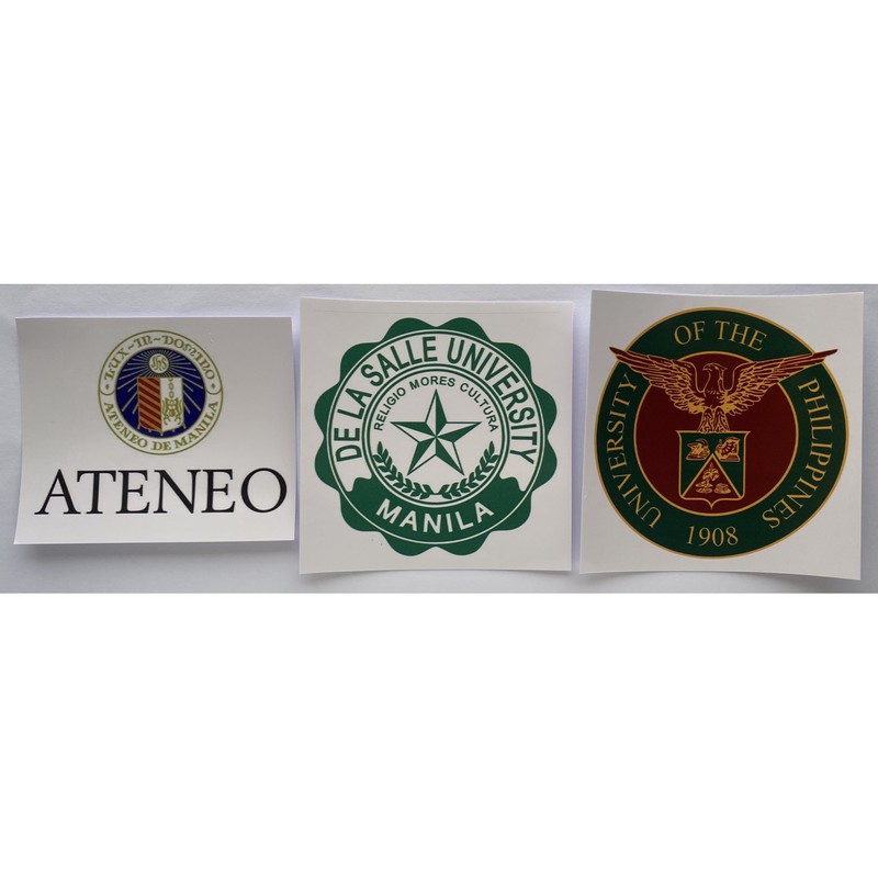 Ateneo DLSU UP Car Motorcycle Outdoor Sticker Shopee Philippines