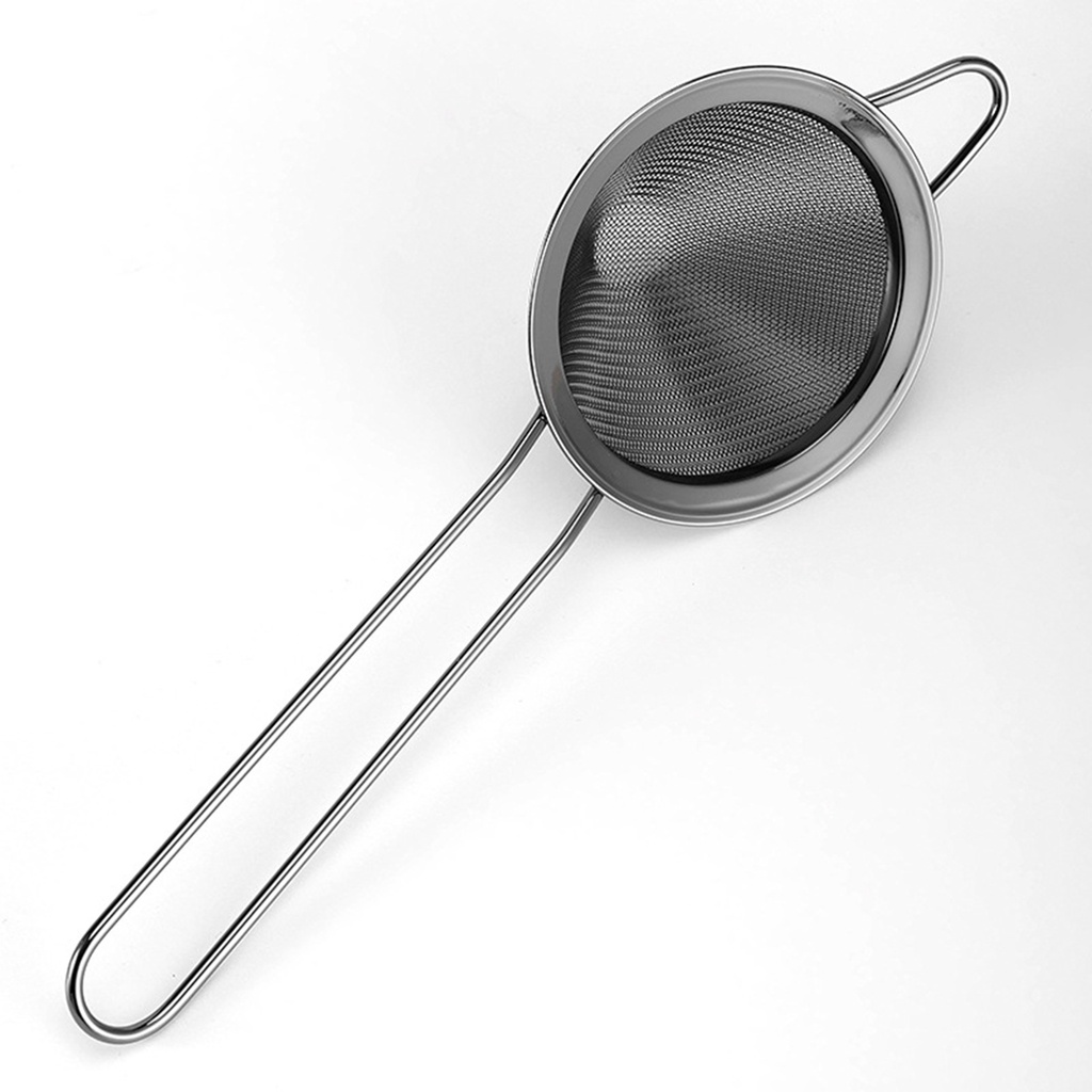304 Stainless Steel Mesh Strainer Fine Tea Strainer with Long Handle