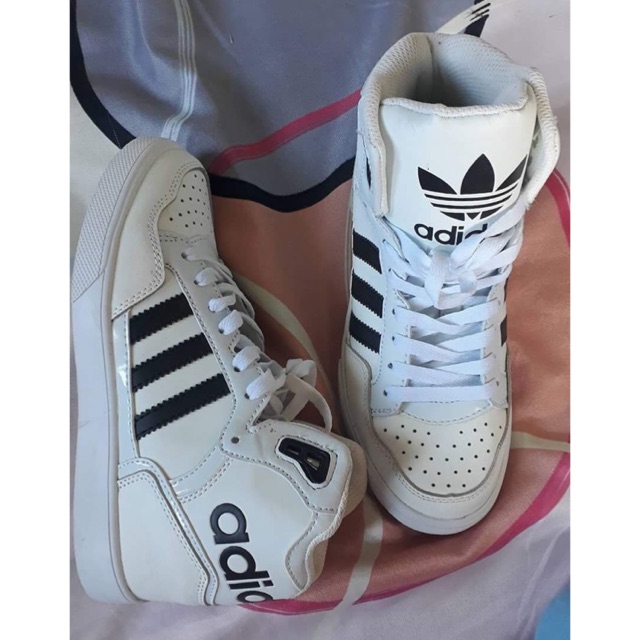 Adidas high cheap cut white