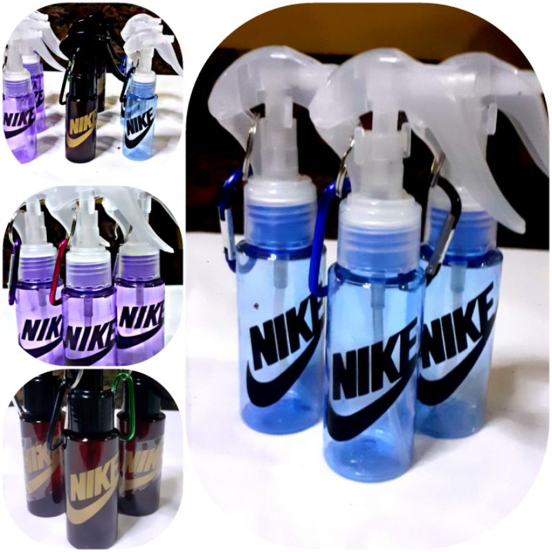 Triger Spray Bottle Nike inspired Design 60ml KeyChain Alcohol Spray Bottle