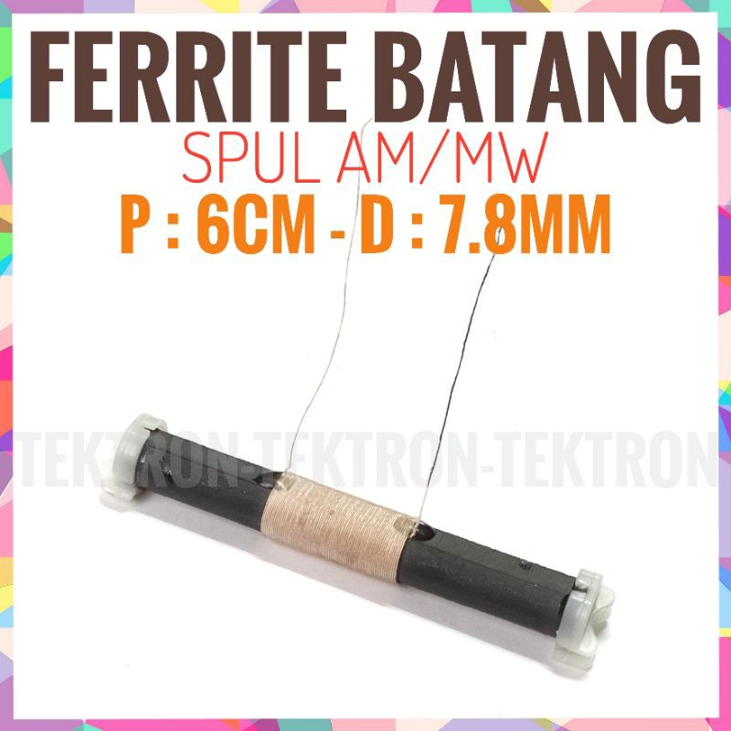 Ferrite Rod Spool Radio AM MW Ferrite Antenna Antenna 6cm Ferrite