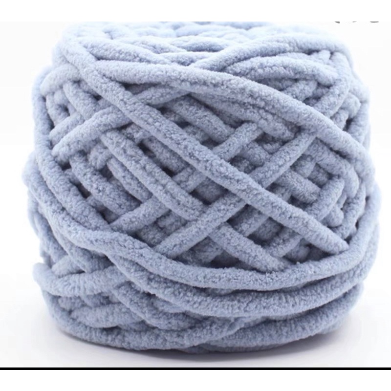 Chunky Cotton Yarn Fluffy Thick crochet soft blanket weave Jumbo ...