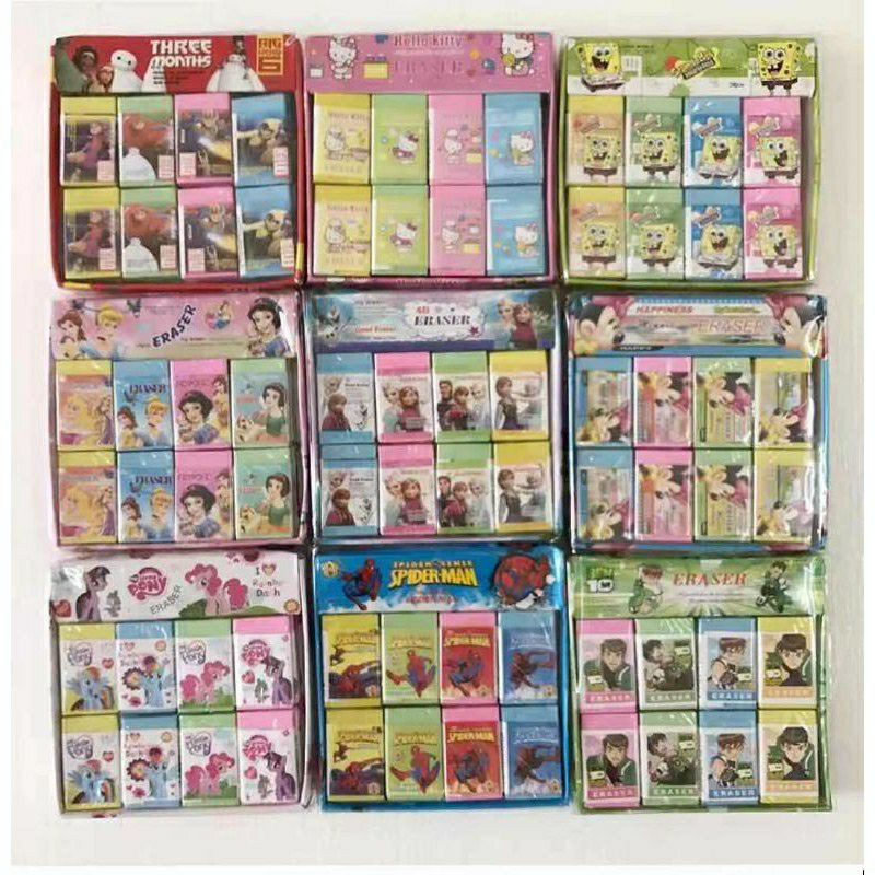 JKYSD 24 cartoon character eraser | Shopee Philippines