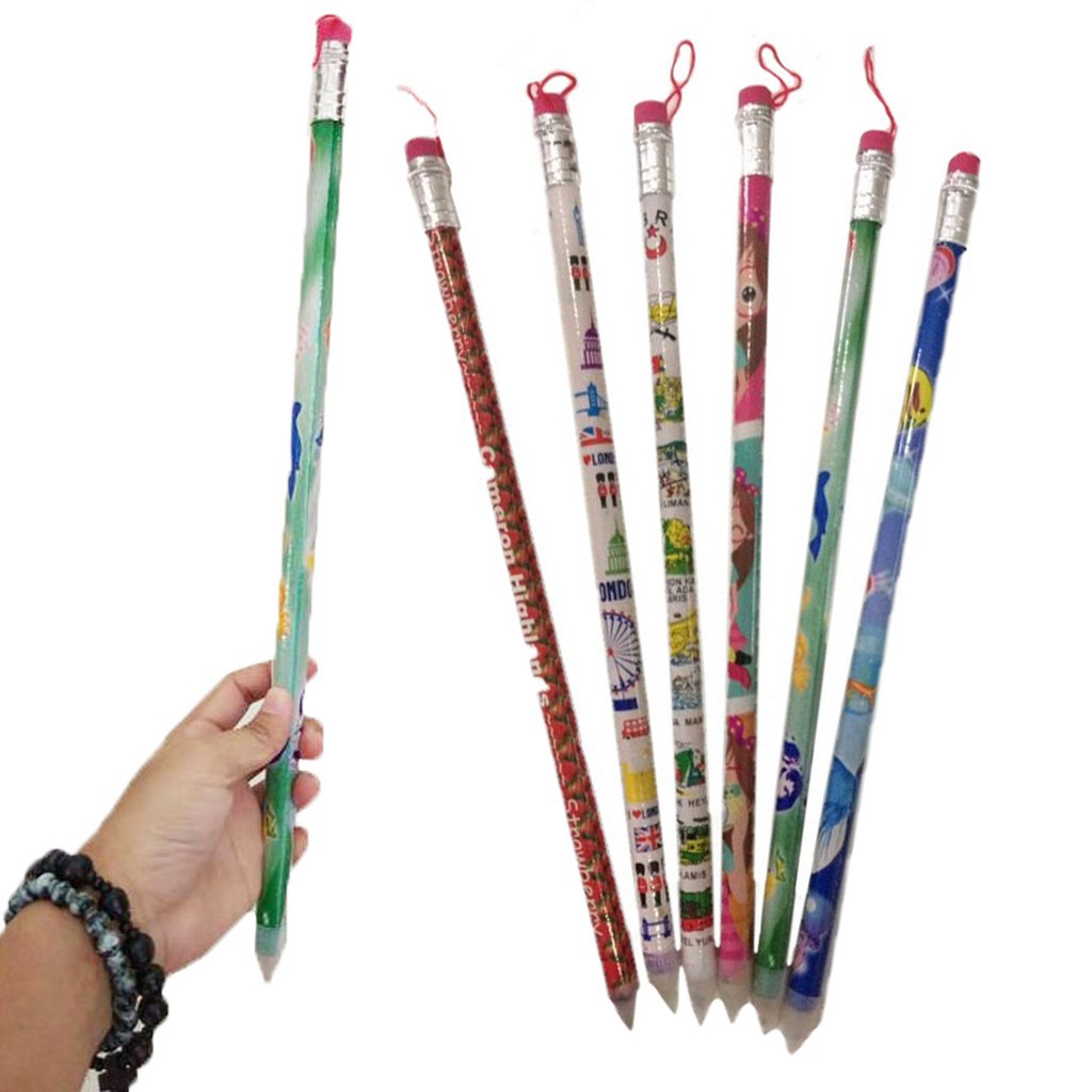 1 Pc. 15 inch Jumbo Pencil for Kids Assorted Design