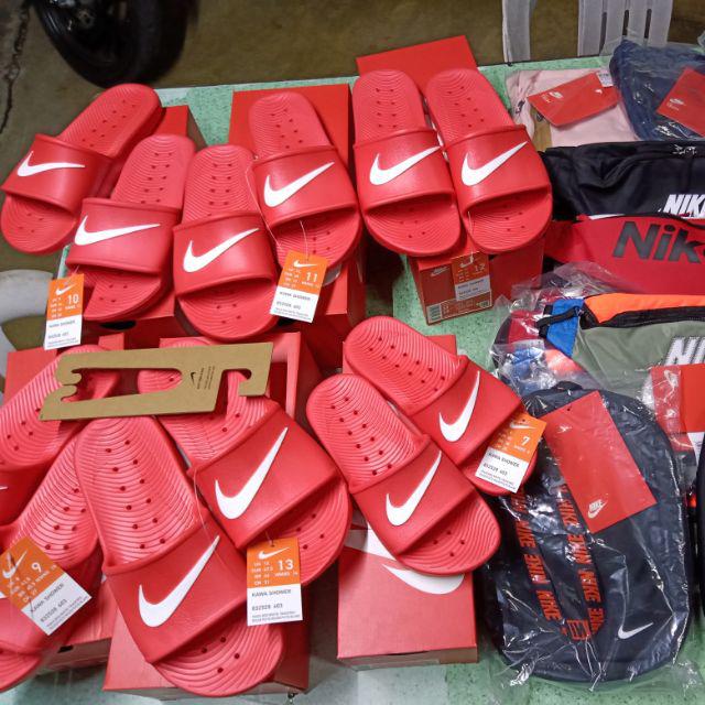 Nike kawa shower slide red hotsell