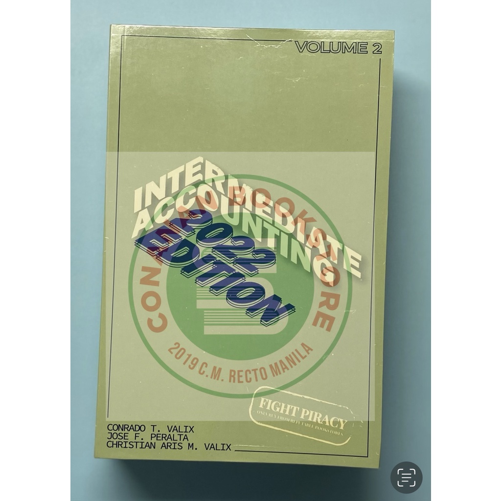Intermediate Accounting Vol 2 by Valix & Peralta Shopee Philippines